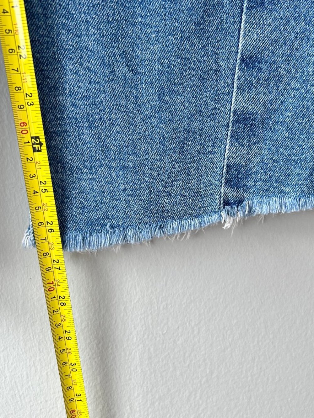 Just Black Denim Seamed Barrel Jeans High Rise Raw Hem Medium Wash Size 24 - Picture 11 of 11
